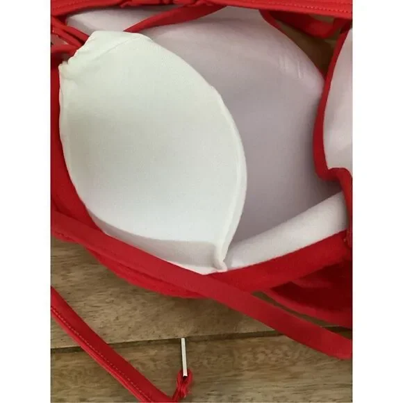 New. SEAFOLLY red bikini. USA 8. Retails $169